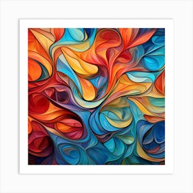 Abstract Abstract Painting 19 Art Print