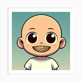 Cartoon Baby Art Print