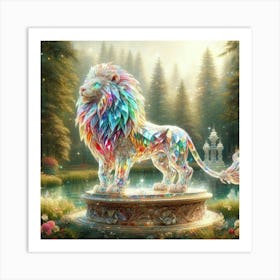 Lion Of The Forest Art Print