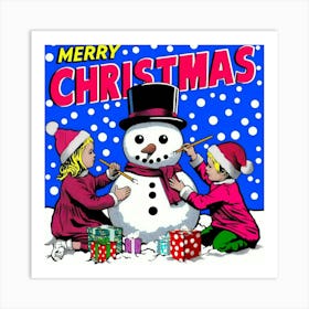 Merry Christmas 3 Art Print