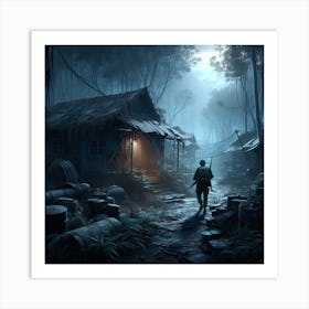 Dark Forest Art Print