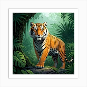 Majestic Tiger Art Print