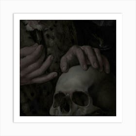 'The Skull Of A Man' Art Print