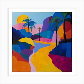 Abstract Travel Collection Martinique 2 Art Print