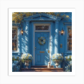 Blue Door Art Print