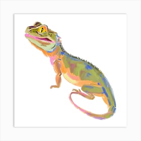 Bearded Dragon Lizard 06 Art Print