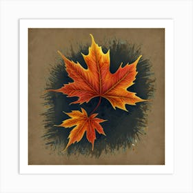 Autumn Leaves 14 Art Print