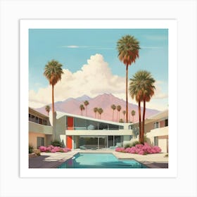 Palm Springs Art Print 2 Art Print