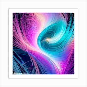 Abstract Swirl Art Print