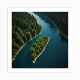 Default Create Unique Design Of Rivers 2 Art Print