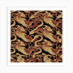 Chinese Dragons 1 Art Print