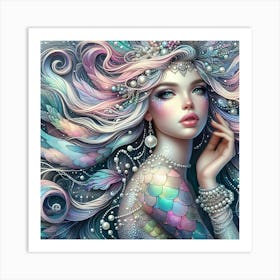 Mermaid 3 Art Print