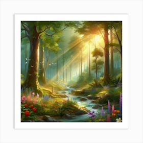 Fairy Forest 15 Art Print