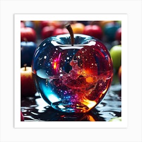 Colorful Apple Art Print