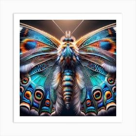 Butterfly Hd Wallpaper Art Print