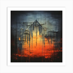 Dripping Water Art Print