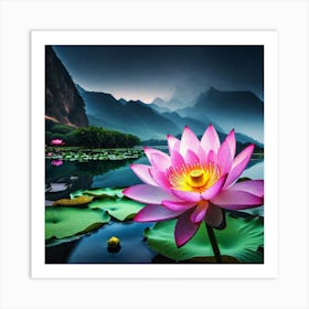 Lotus Flower 77 Art Print