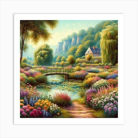 Garden In Bloom Art Print