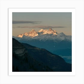 Alps Stock Videos & Royalty-Free Footage Art Print