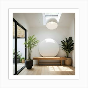 Modern Living Room 6 Art Print