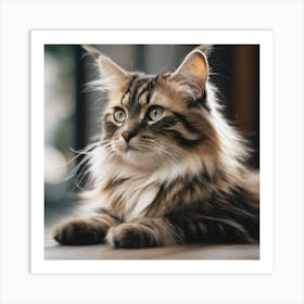 Coon Cat Art Print