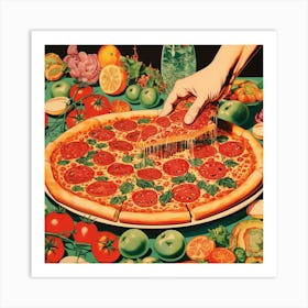 Pizza Poster 1 Art Print