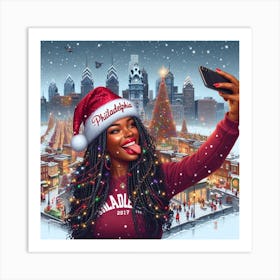 Christmas in Philly Art Print