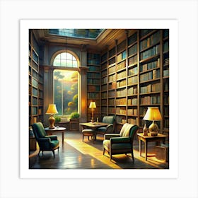 Library Art Print