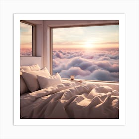 Sunrise In The Bedroom, Cloud Art Print