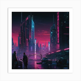 Science Fiction View Art Print