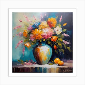 Flowers In A Vase 8 Art Print