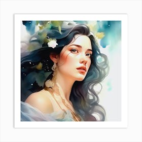 Fairytale Girl Art Print