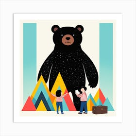 Bear In The Mountains 14 Art Print