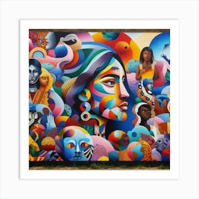 London Street Art Art Print