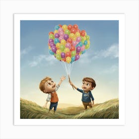 Balloons Art Print