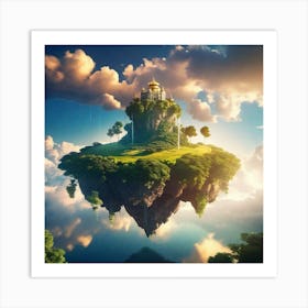 Island In The Sky 1 Art Print