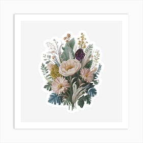 Bouquet Of Flowers 11 Art Print