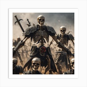 Skeleton Warriors Art Print