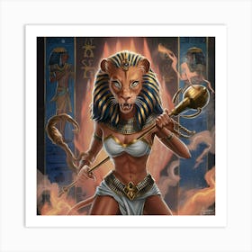 Egyptian Sekhmet 1 Art Print