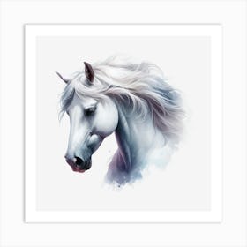 White Horse.3 Art Print