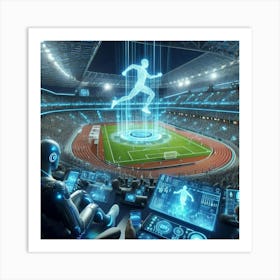 Futuristic Stadium Art Print