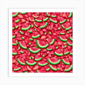 Watermelon Slices 5 Art Print