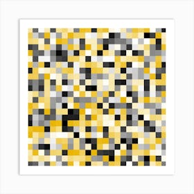 Pixel Art 7 Art Print