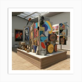 'Exhibition View' Art Print