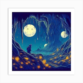 Moonlit Marvels Art Print