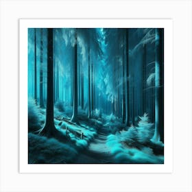 Forest Infrared Art Print