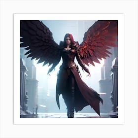 Angel Of Death 1 Art Print