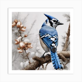 Blue Jay 3 Art Print