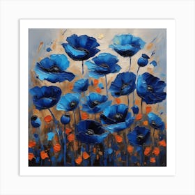 A Vibrant Field Of Abstract 6 Art Print