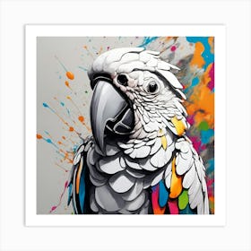 Parrot Painting Art Print